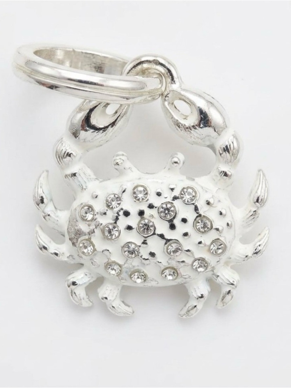 Brighton Silver  Crab Charm Pendant - Women Jewelry